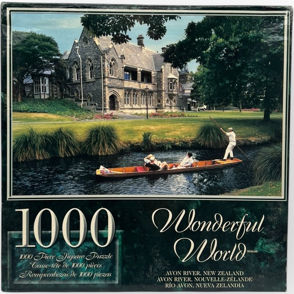 wonderful World Other - Wonderful World Avon River New Zealand Puzzle 1000 piece new Kiwi sealed